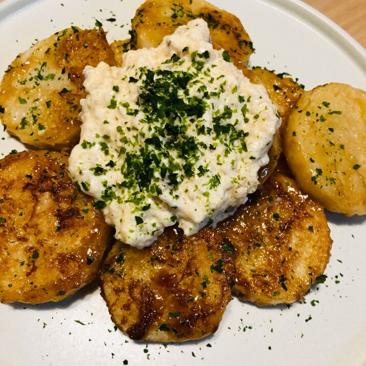 長芋の照り焼きタルタルソースがけ